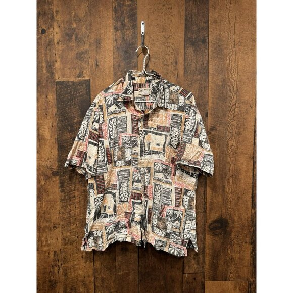 Vintage Cooke Street Honolulu Hawaiian Button Down T Shirt *read For Size* - Picture 2 of 5